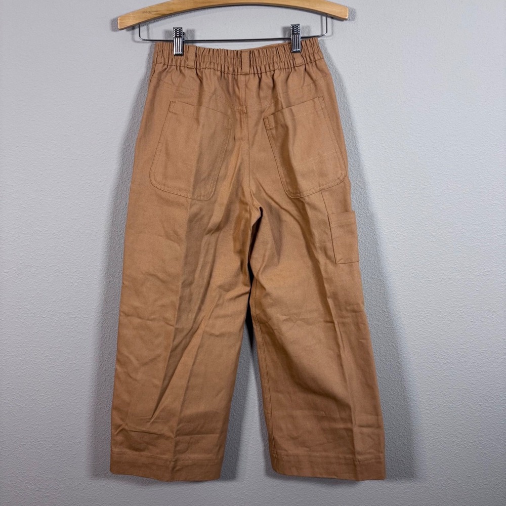 Nike Kids Ale Brown Canvas Carpenter Pants Wide Leg Utility Youth M - Picture 2 of 7
